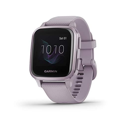 Garmin Venu Sq, GPS Smartwatch with Bright Touchscreen Display, Up to 6 Days of Battery Life, Orchid Purple (010-02427-02)