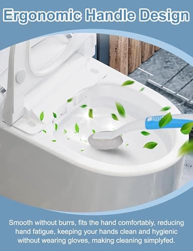 Yosoo Health Gear Toilet Pumice Cleaning Stone with Handle, Limescale Remover, Water Ring Stain Remover for Toilet Bowls — view 4