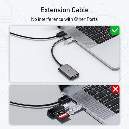 uni SD Card Reader, High-Speed USB 3.0 to Micro SD Card Adapter, Aluminum Computer Memory Card Reader Dual Slots, for SD/SDXC/SDHC/MMC/Micro SDXC/TF/Micro SDHC | Laptop, PC, and More — view 4
