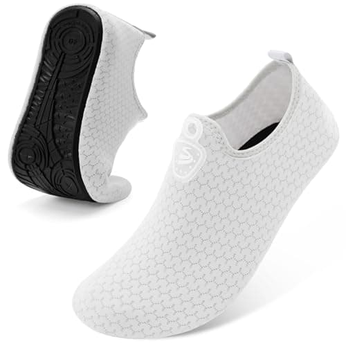 Spesoul Womens Mens Water Shoes Quick Dry Beach Swim Shoes Barefoot Aqua Socks Outdoor Sand Socks for Pool River Diving 9-10 Women/7.5-8 Men