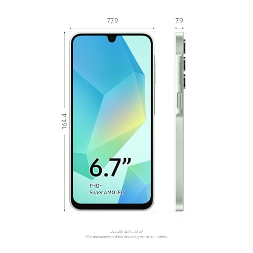 SAMSUNG Galaxy A16 4G LTE (128GB + 4GB) International Model SM-A165/DS - Factory Unlocked (NOT FOR SPECTRUM/CRICKET/XFINITY/VISIBLE) - Light Green + CASE — view 2