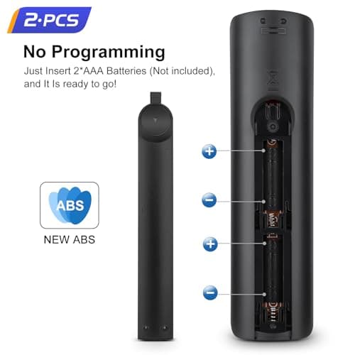(Pack of 2) Universal for Samsung TV Remote Control Replacement Compatible with All Samsung Smart Frame Curved QLED Crystal TVs — view 4