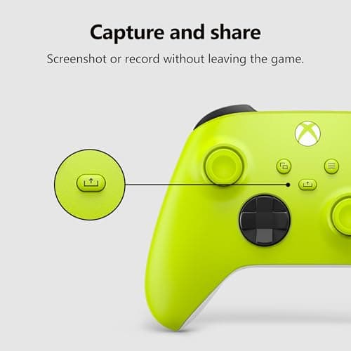 XBOX Core Wireless Gaming Controller – Electric Volt – XBOX Series X|S, XBOX One, Windows PC, Android, and iOS - Electric Volt Controller Edition — view 3