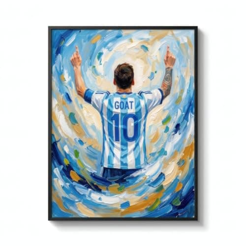 VeroTin 12x16in Lionel Messi Wall Art. Unframed Messi Posters