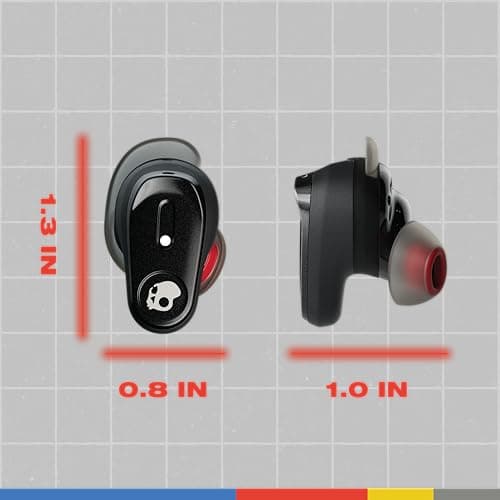 Skullcandy Method 360 ANC Wireless Earbuds, Sound by Bose, Bluetooth Headphones, Premium Noise Cancelling, Up to 40 Hrs Battery, Sweat and Water Resistant, Microphone for iPhone Android - Bone — view 9