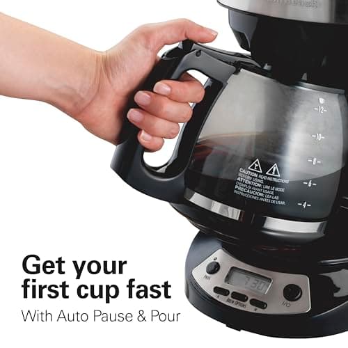 Hamilton Beach 12 Cup Programmable Drip Coffee Maker — view 2