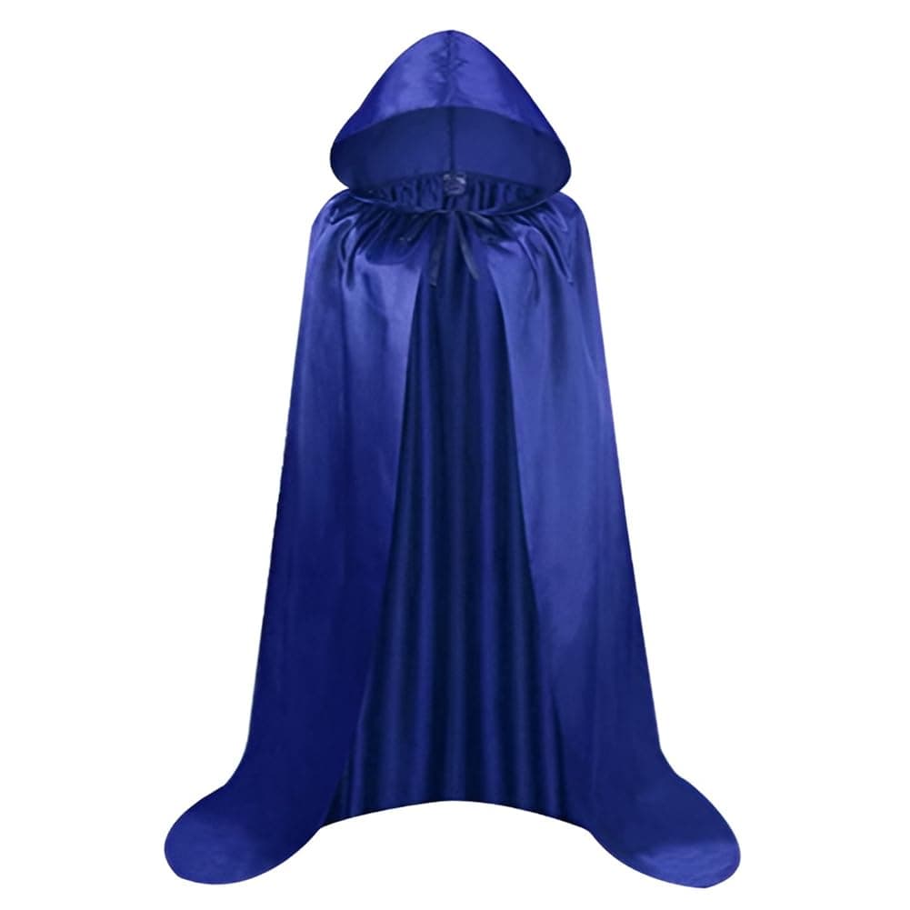 Proumhang Larga Capa con Capucha Medieval Vampiro Traje de Bruja Mujer Halloween Disfraz Carnaval Navidad Adulto — view 11