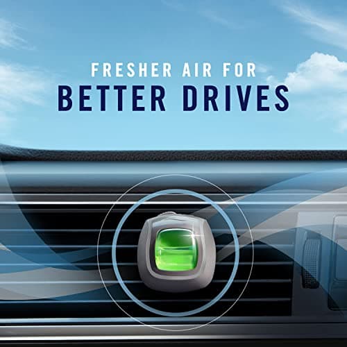 Febreze AUTO Air Freshener, Odor-Fighting Automotive Vent Clip, Scented Car Accessories, Long Lasting for Strong Odors, New Car Scent, 2 Count — view 5