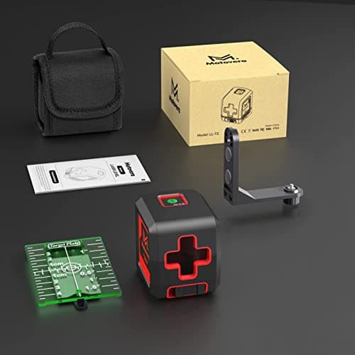 Self-Leveling Laser Level, 100Ft Green Cross Line Rotary Laser Tool - 4 Brightness Modes, Manual & Pulse Mode for Indoor/Outdoor Use, IP54 Waterproof with Carrying Bag — view 7