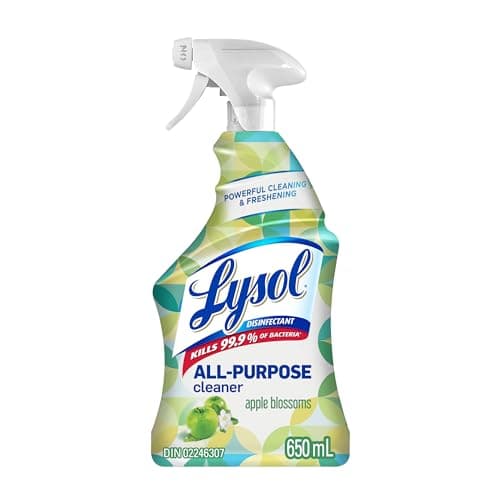 Lysol All Purpose Cleaner Trigger Spray, Green Apple Scent, 650 mL