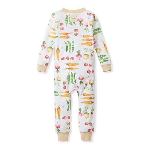 Burt's Bees Baby Unisex Footless Sleeper Pajama, 1-Pc Zip-Up Footie Pajama