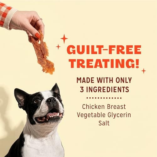 Pur Luv Chicken Jerky Dog Treats, Made with 100% Real Chicken Breast, 16 Ounces, Healthy, Easily Digestible, Long-Lasting, High Protein, Satisfies Dog's Urge to Chew — view 5