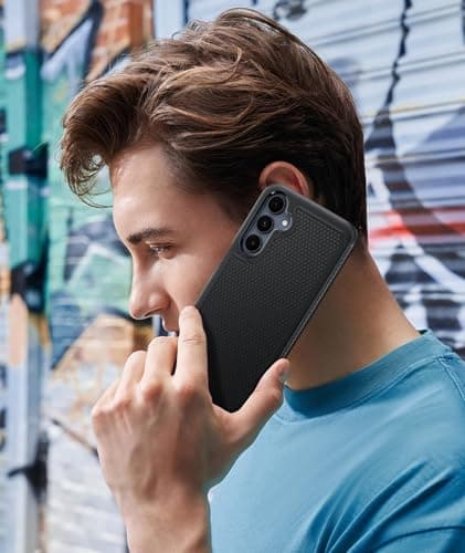 FNTCASE for Galaxy A17/A16 5G Phone Case - Samsung A17 Military Grade Drop Protection, 14ft Drop Tested, Screen Protector Included, Anti-Slip Matte Textured, TPU+PC Dual Layer Shockproof Cover (Black) — view 7