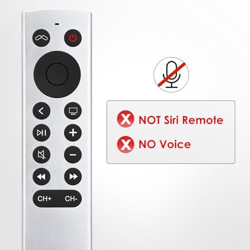Replacement for Apple-TV-4K-Remote, Remote Control for Apple TV 4K/HD (NOT Siri and Voice) — view 2