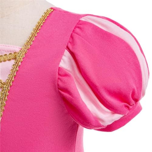 Dressy Daisy Girls Princess Dress for Outfit Play Wear, Hot Pink, Size 12 — view 5