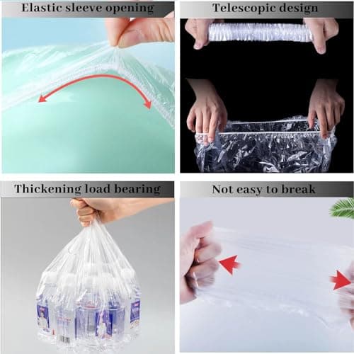 OULIGET Potty Chair Liners with Elastic, Portable Potty Training Bags, Potty Refill Liners Disposable for Toddlers Kids and Baby,Toilet Seat Cover,17x8Inches,Clear — view 2