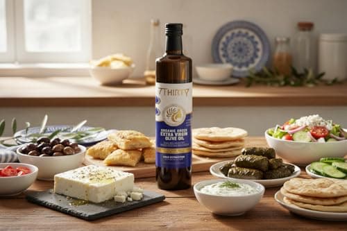 New 2025 Harvest | High Phenolic | Hydroxytyrosol | Early Harvest | 7Thirty Ultra Premium Greek Organic Extra Virgin Olive Oil | Polyphenol-Rich | First Cold Pressed | Single-Estate | Unfiltered | Raw (Dark750ml) — view 2