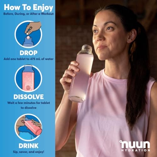 Nuun Sport: Electrolyte Drink Tablets, Box of 4 Tubes (40 servings), Tri-Berry, Electrolyte Hydration Supplement — view 4