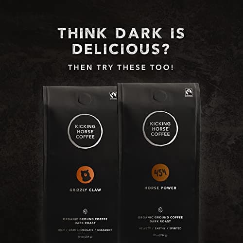 Kicking Horse Coffee, Kick Ass, Dark Roast, Whole Bean, 1 lb - Certified Organic, Fairtrade, Kosher Coffee — view 6