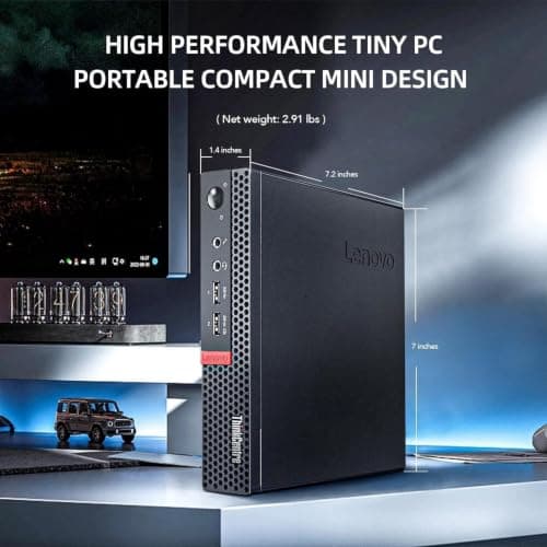 Lenovo ThinkCentre M710Q Mini Tiny Business Desktop PC (Renewed) — view 4