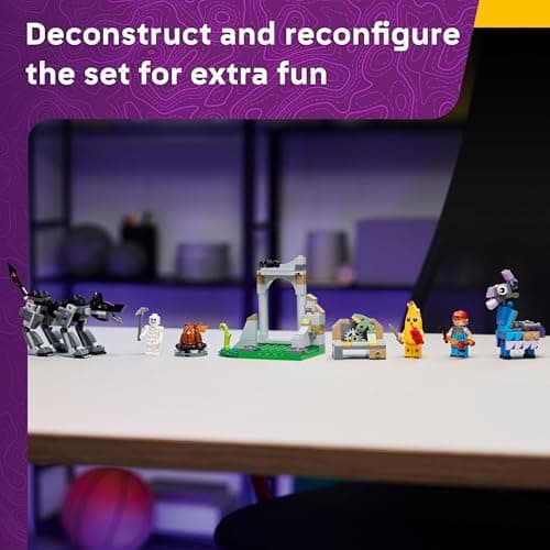 LEGO Fortnite Peely & Sparkplug’s Camp Kids Toy - Pretend Play and Video Game Building Set for Girls & Boys, Ages 7+ - Fortnight Toy Figures Peely, Sparkplug, & More - Gift Idea for Birthdays - 77075 — view 3