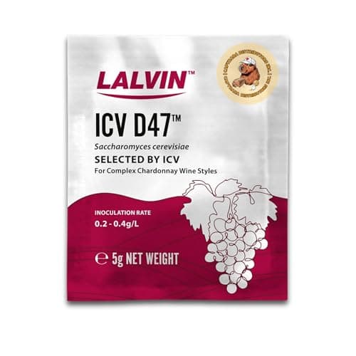 Lalvin D47 Wine Yeast (10 Pack) - Sold by CAPYBARA Distributors Inc.