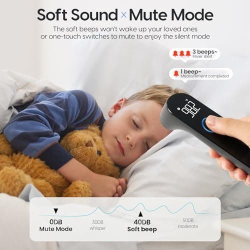 Viproud No-Touch Baby Thermometer for Adults and Kids, Fast & Accurate — view 3