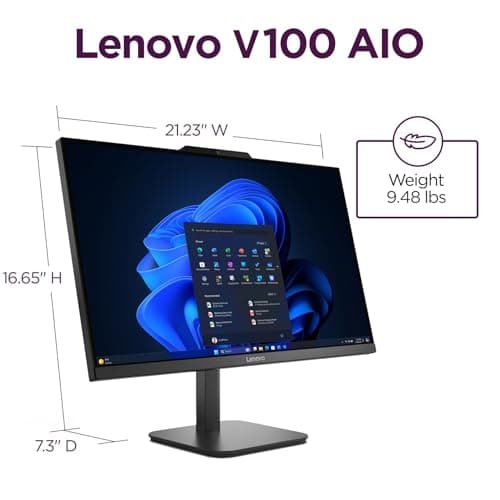 Lenovo IdeaCentre All-in-One Desktop Computer, 8GB RAM 512GB SSD — view 7