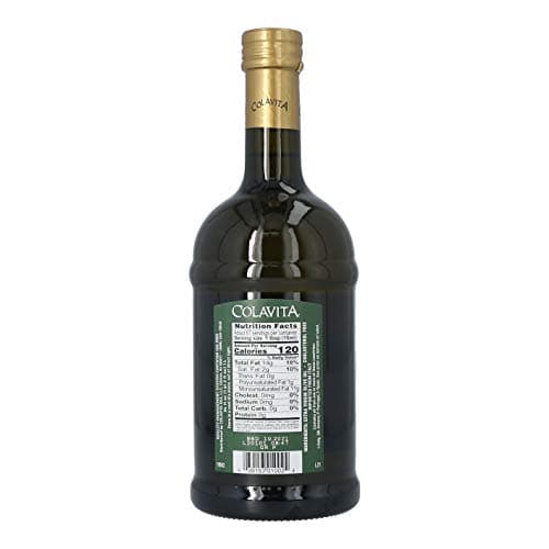 Colavita Premium Selection Extra Virgin Olive Oil, Glass Bottle, 1 Liter (Packaging May Vary)