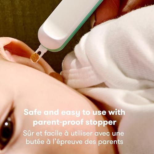 Frida Baby 3-in-1 Nose, Nail + Ear Wax Removal Tool, Baby Ear Cleaner + Baby Nose Cleaner and Nail Tool for Babies + Toddlers, Safely Clean Baby's Boogers — view 3