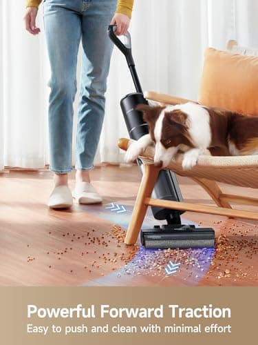 DREAME H12 PRO Vacuum Mop, Wet Dry Vacuum Cleaner for Hard Floor, Vacuum and Mop at The Same Time for Wet & Dry Messes, Auto Self-Cleaning, Edge to Edge Cleaning with Hot Air Drying — view 5