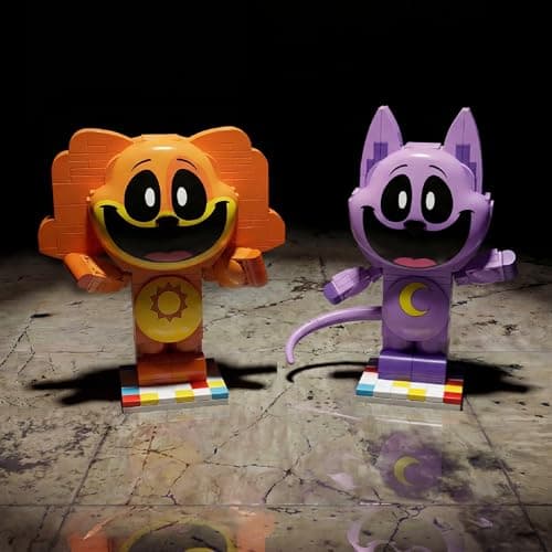 Brickcraft Poppy Playtime Dogday Smiling Critters Building Set, 170 Piece Posable Orange Dog Figure with Sun Medallion, Collectible Indie Horror Game Building Toys Gift for Boys & Girls Ages 8 and Up — view 5