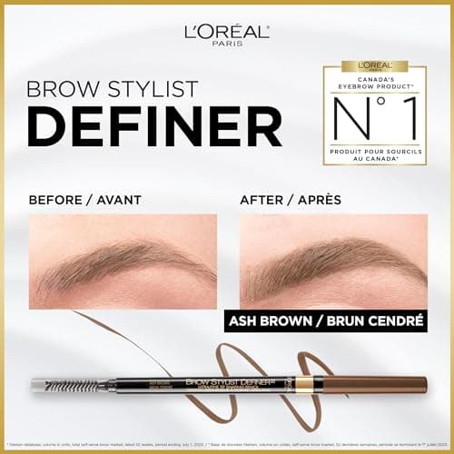 L’Oréal Paris Ultra-thin Eyebrow Pencil, Brow Stylist Definer, Auburn, 1 Count — view 3