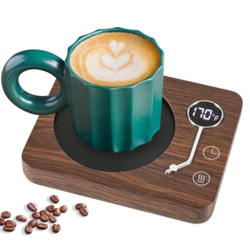 CEROBEAR Coffee Mug Warmer, Mug Warmer for Desk 3 Temperature Control 131 degree Fahrenheit /149 degree Fahrenheit /170 degree Fahrenheit , Smart Mug Warmer with Auto Shut Off for Coffee Milk Tea Beverage