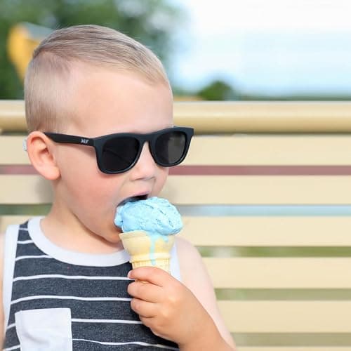 Jan & Jul Polarized Baby Sunglasses with UVA UVB Protection (S: 6 Months-2 Years, Black) — view 5