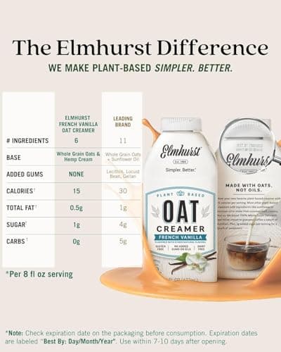Elmhurst French Vanilla Oat Creamer6x473 ML — view 4