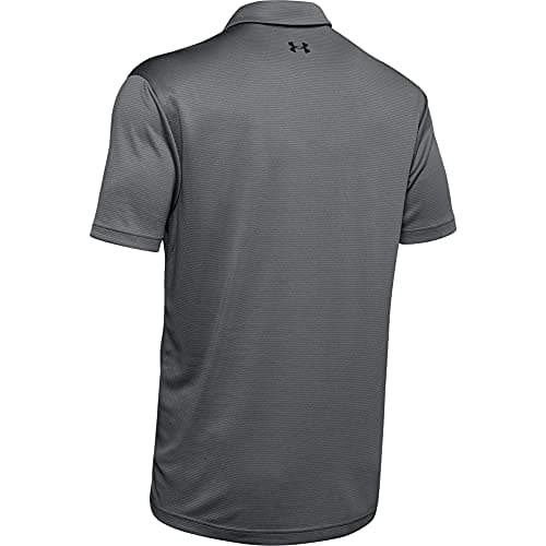 UNDER ARMOUR mens Tech Golf Polo ,(782) Rise / Pitch Gray / Pitch Gray,Large — view 4