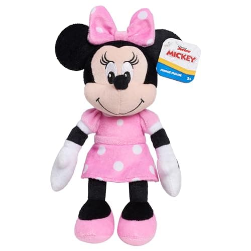 Disney Junior Mickey Mouse Bean Plush Minnie Mouse Stuffed Animal, Officially Licensed Kids Toys for Ages 2 Up, Gifts and Presents — view 3