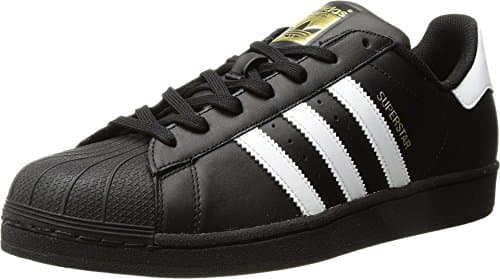 adidas Originals Men's Superstar Sneaker, Black/White/Black, 10