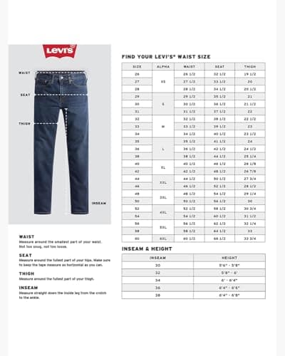 Levi's Men's 505 Regular Fit Jeans (Also Available in Big & Tall), Medium Stonewash, 34W x 30L — view 10