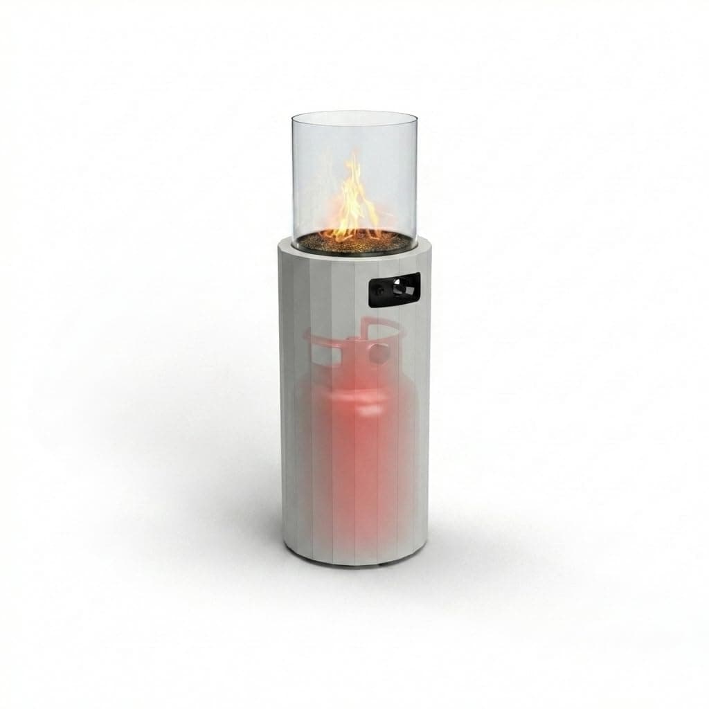 Chimenea de Gas Exterior BINO - Calentador portátil para jardín y terraza — view 2