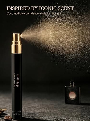 PUREU Pheromone Perfume for Women - Long Lasting Warm Amber Vanilla Gourmand Scent, Intensely Concentrated Extrait de Parfum Spray Oil, Travel Size for Romantic Date Night, 0.41 fl. oz (12ml) — view 3