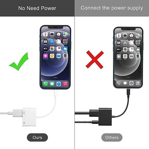 Lightning to HDMI Adapter for iPhone, [Apple MFi Certified] iPhone HDMI Adapter 1080P Digital AV Adapter Video HDMI Sync Screen Connector Compatible with iPhone 14/13/12/X/8/7 NO Need Power Supply — view 2