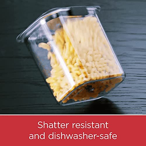 Rubbermaid Brilliance Pantry Food Storage Containers, Set of 4 (8 Pieces), BPA-Free, Clear, Airtight — view 6
