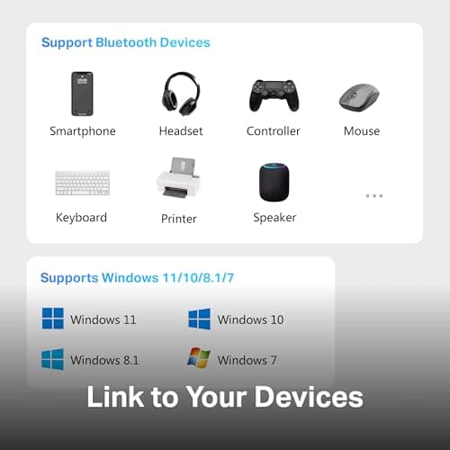 TP-Link Nano USB Bluetooth 6.0 Adapter (UB600) - Bluetooth Dongle for PC | Plug & Play for Windows 11/10/8.1/7 | Connect Up to 7 Devices | Nano Design — view 4