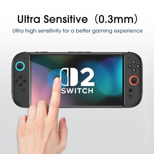 amFilm Auto-Alignment OneTouch for Nintendo Switch 2 Screen Protector 2025 — view 4