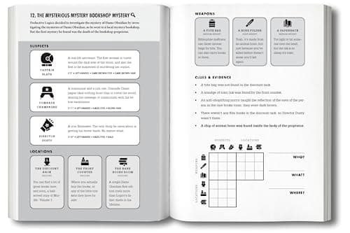 Murdle: Volume 1: 100 Elementary to Impossible Mysteries to Solve Using Logic, Skill, and the Power of Deduction — view 3