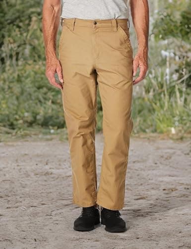 Carhartt Men's Loose Fit Canvas Utility Work Pant, Tan, 33W x 34L — view 6