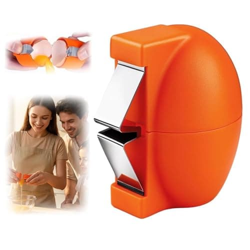 New Egg Shell Opener Egg Cracker Tool Stainless Steel, Multifunctional Egg Shell Opener for Raw Or Hard-Boiled Eggs, Kitchen Gadget for Cooking Baking