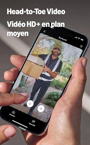 Ring Battery Doorbell — Head-to-Toe Video, Live View with Two-Way Talk, and Motion Detection & Alerts, Venetian Bronze